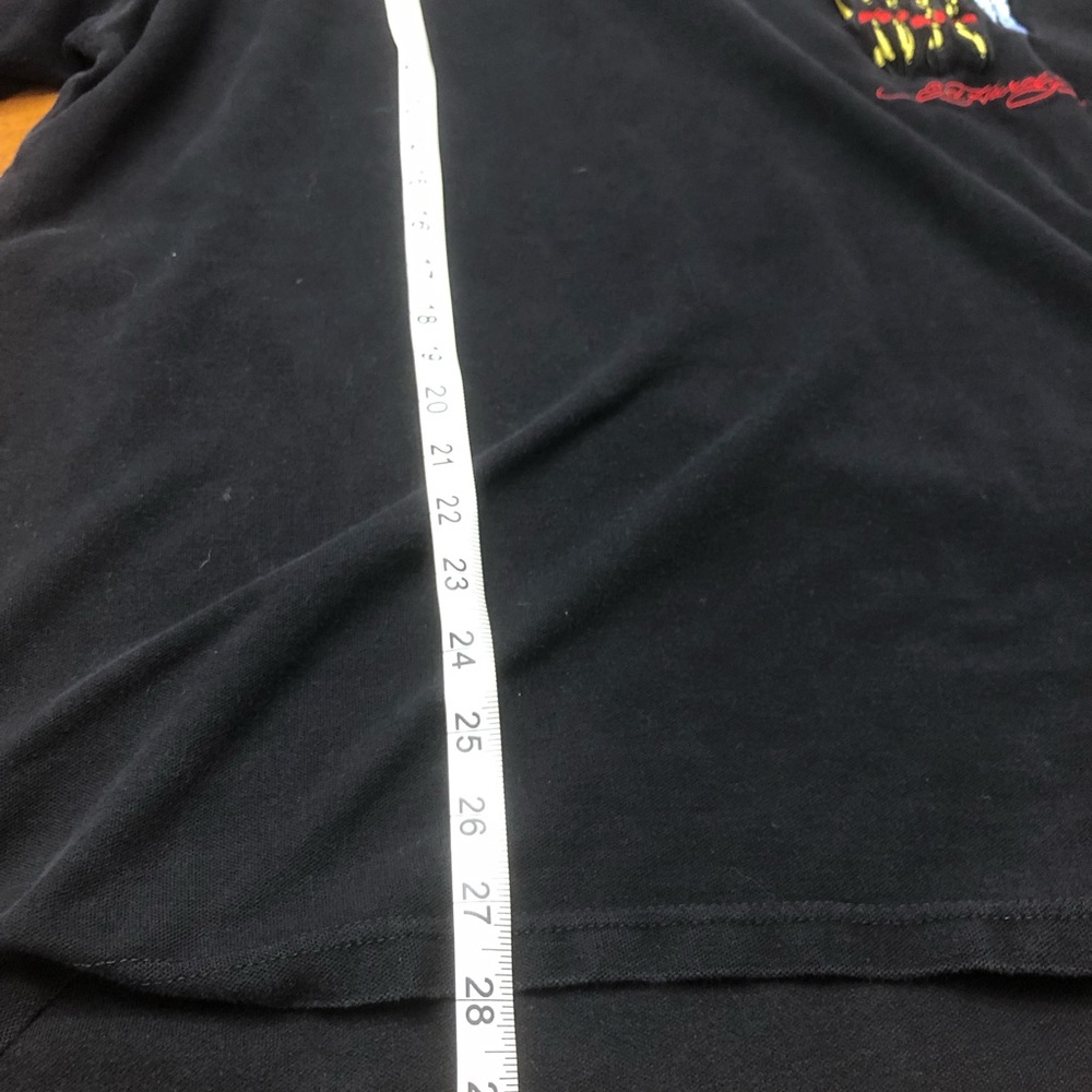 Ed Hardy black polo 2XL